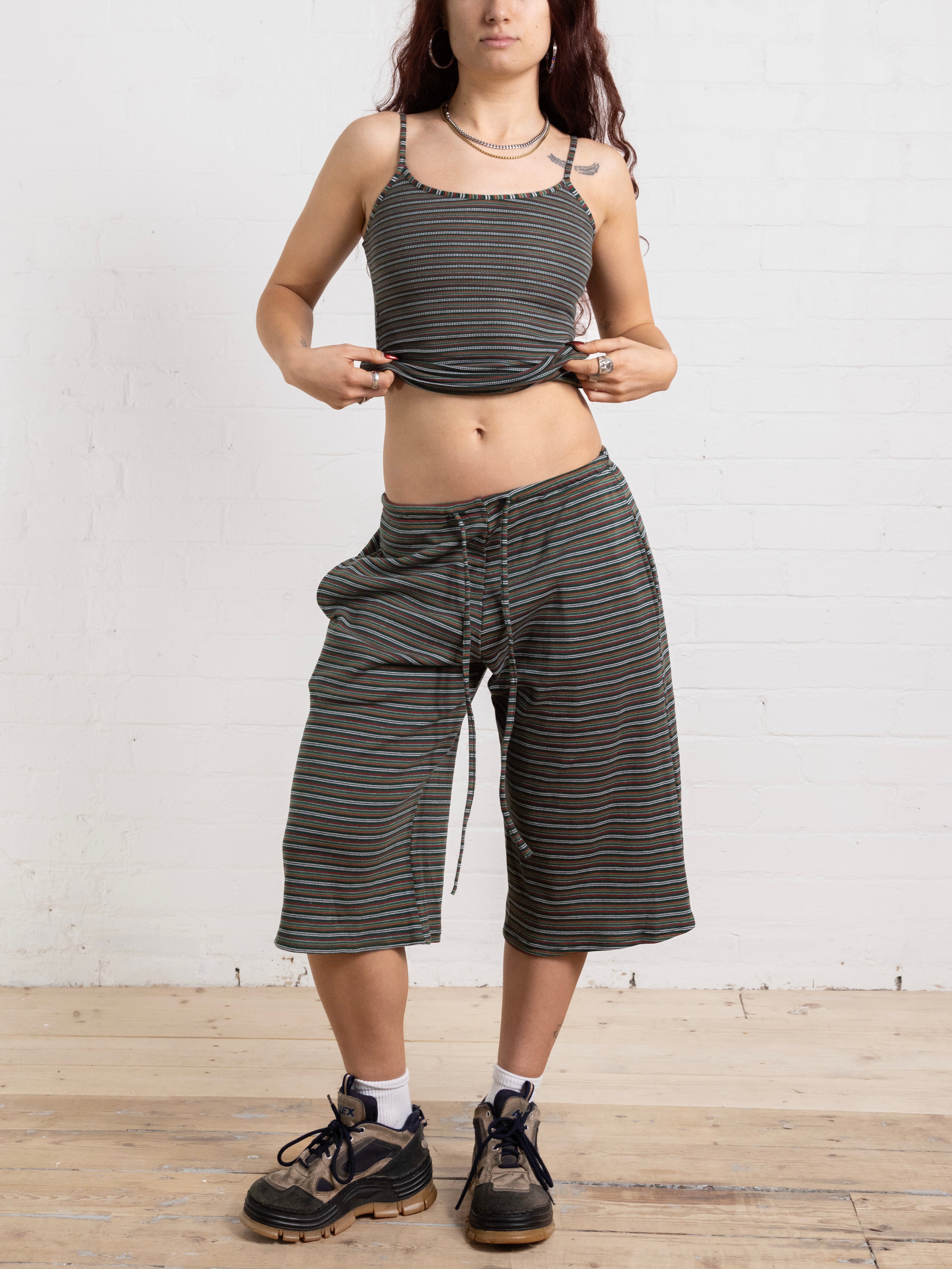 drew short - green stripe
