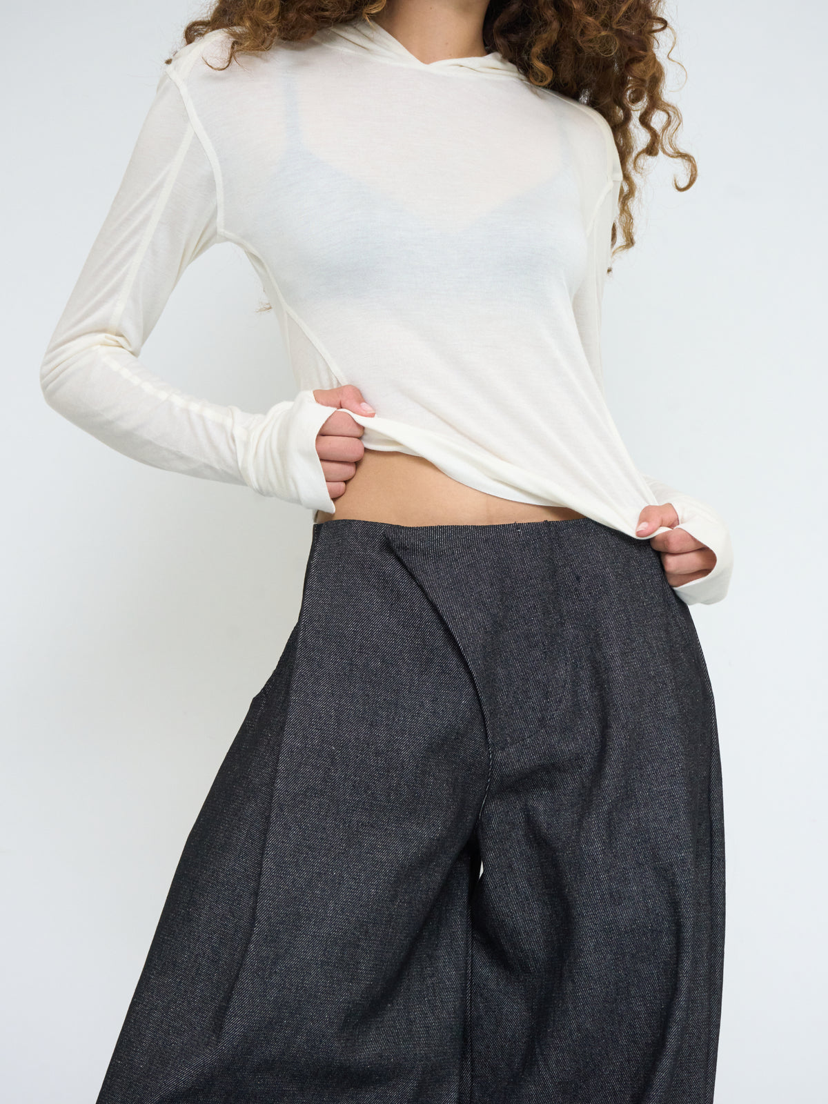 sydney hooded top - off white