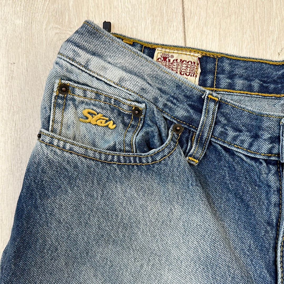 2000's low waisted wide leg jeans