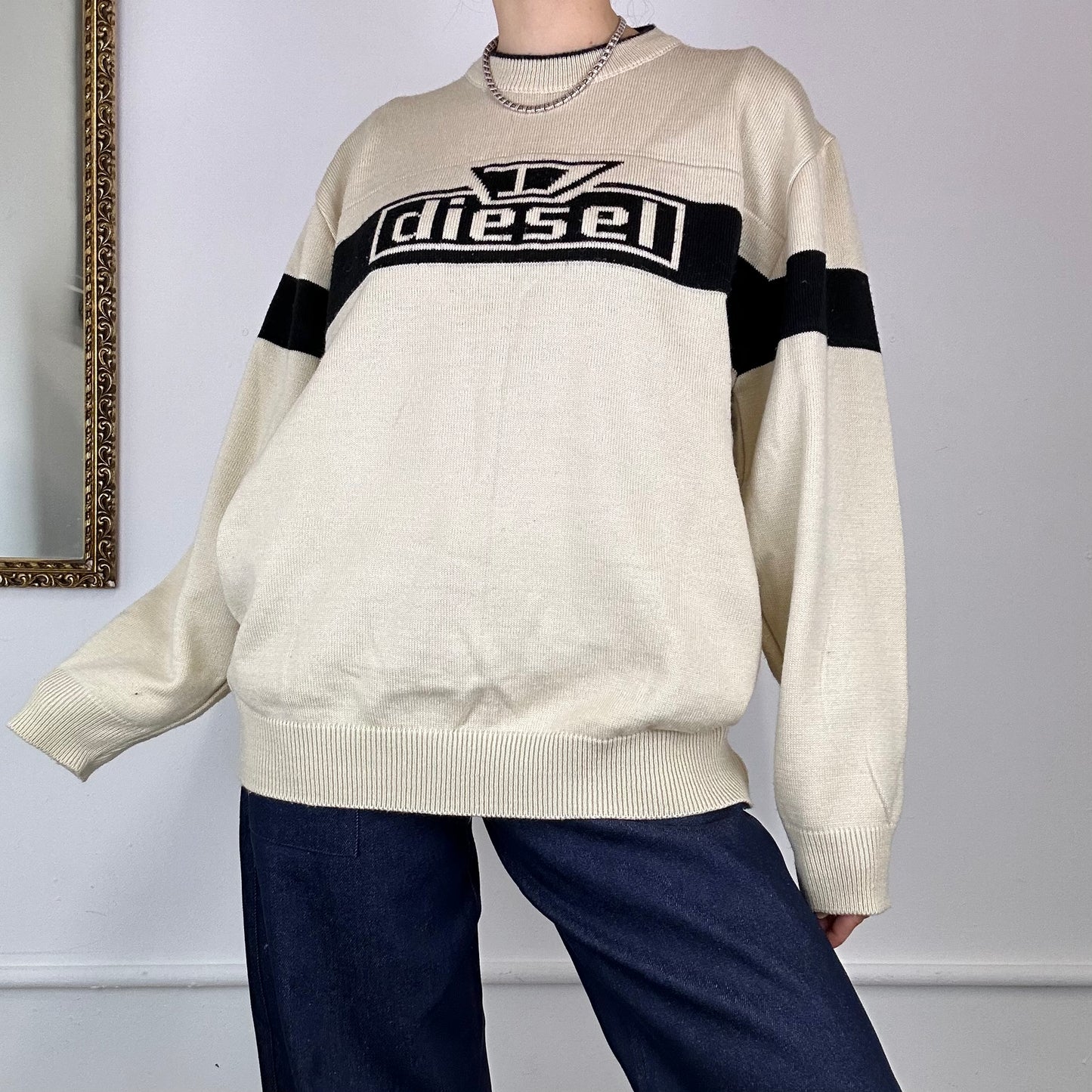 vintage diesel knitted jumper