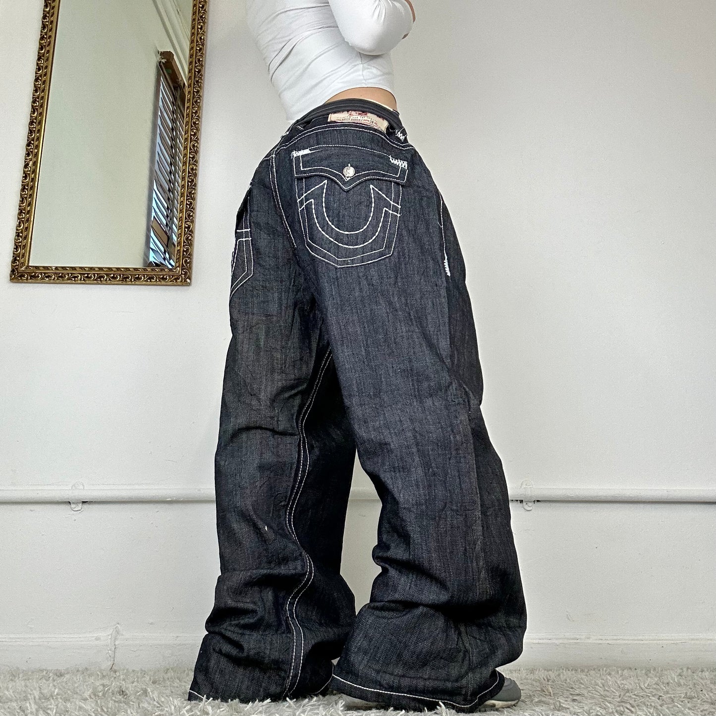 true religion super baggy 90s jeans