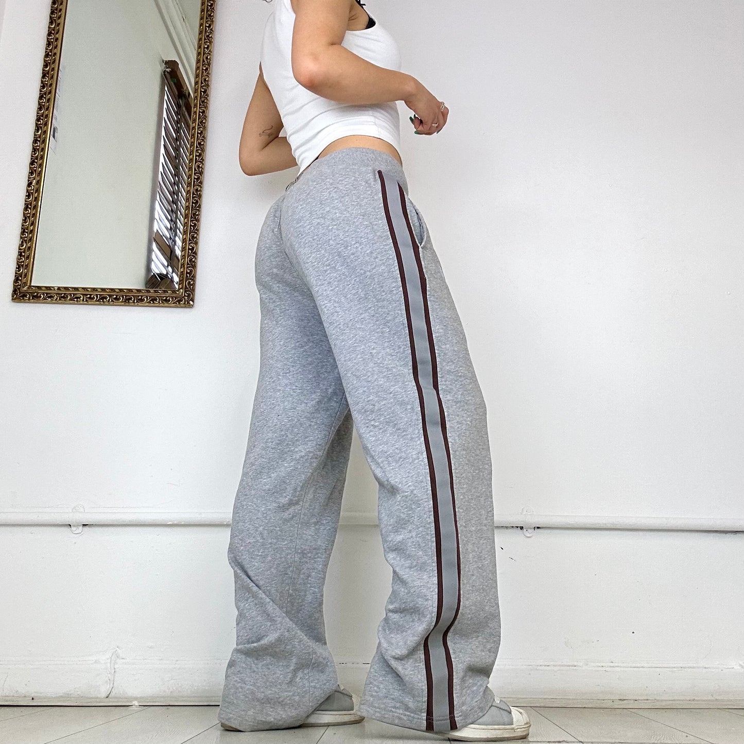 baggy grey nike joggers