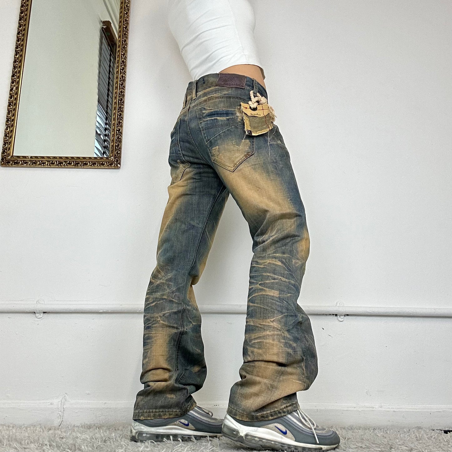 2000's two tone jeans