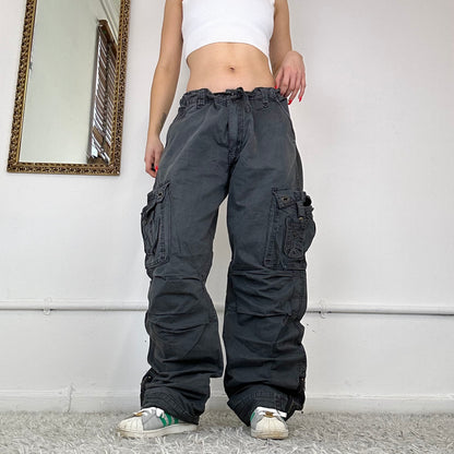 vintage baggy cargo trousers