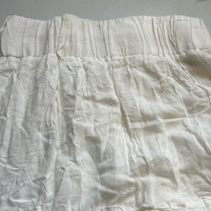 vintage white tiered maxi skirt