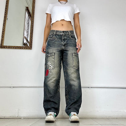 vintage wide leg jeans