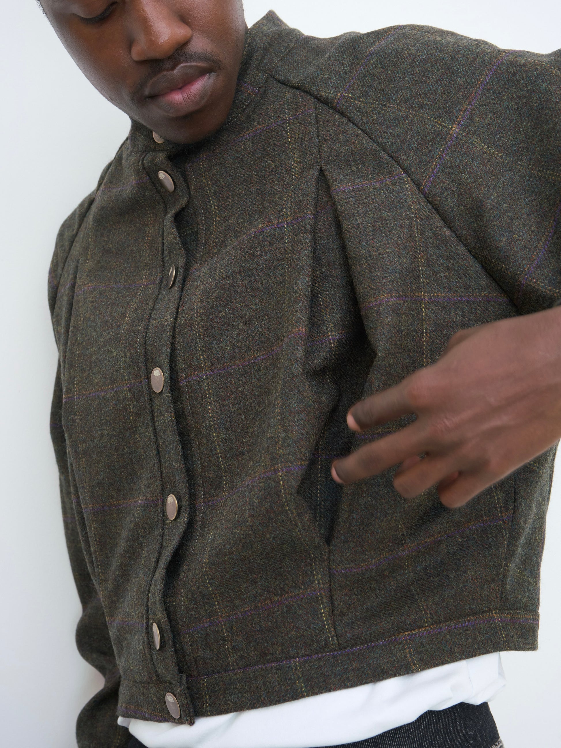 arden jacket - khaki wool