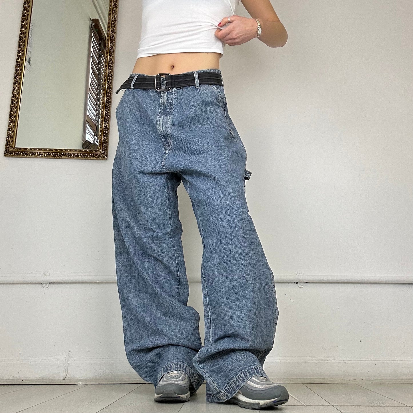 90's baggy jeans by timberland