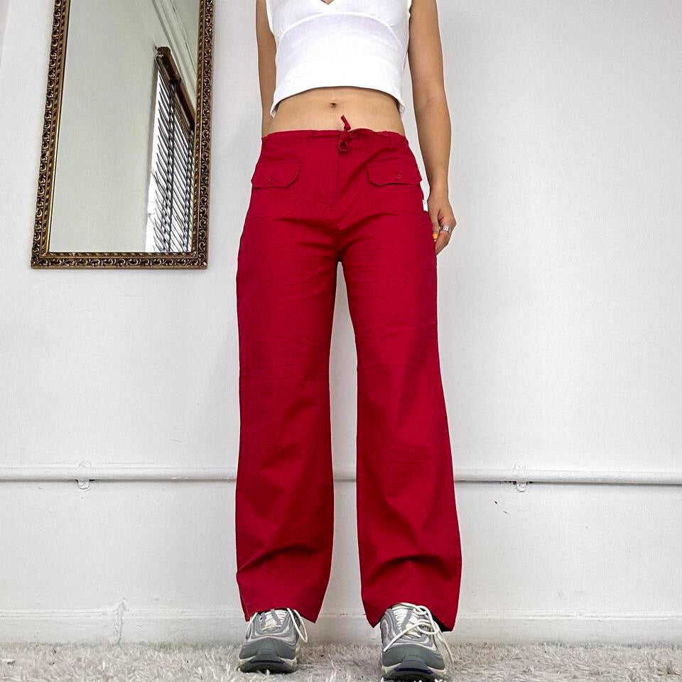 00’s wide leg cotton trousers