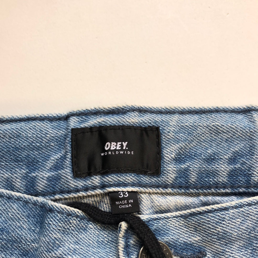 obey baggy cargo jeans