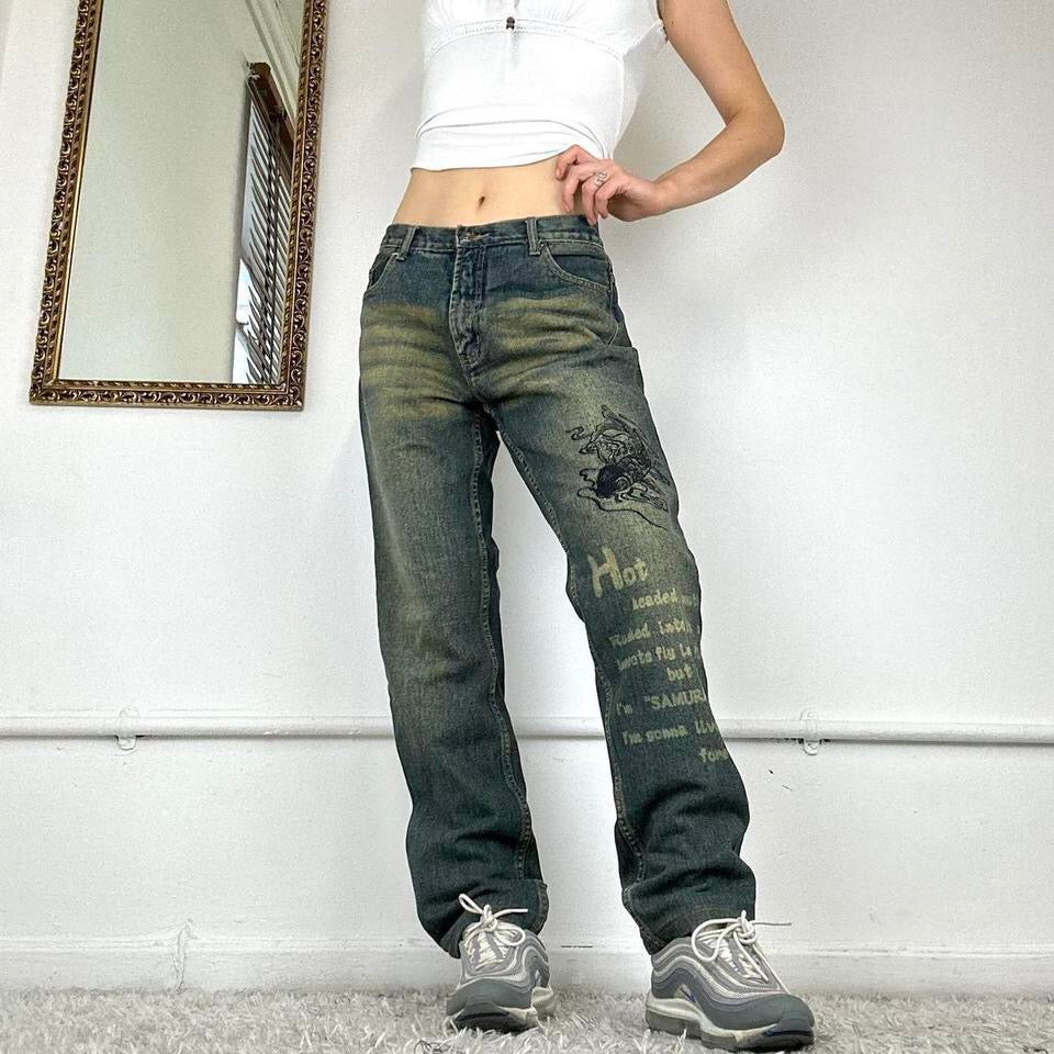 00’s straight leg skate jeans