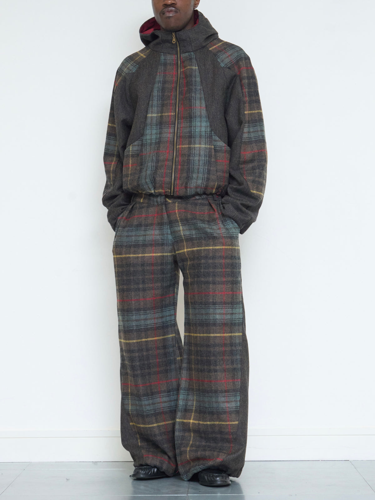 parker utility trouser - tobacco wool