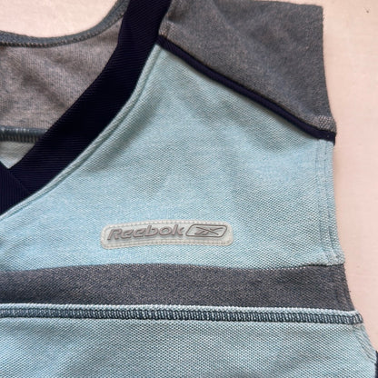 00’s reebok blue tank top