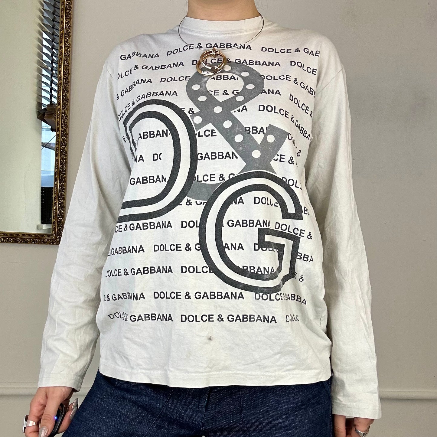 vintage dolce and gabbana long sleeve top