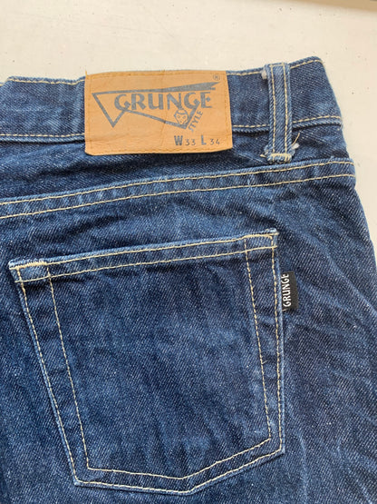 2000's dark wash flared jeans