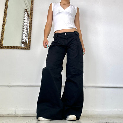 vintage emporio armani jeans wide leg trousers