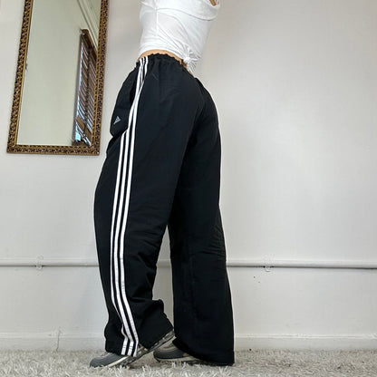 classic adididas three stripe tracksuit bottoms