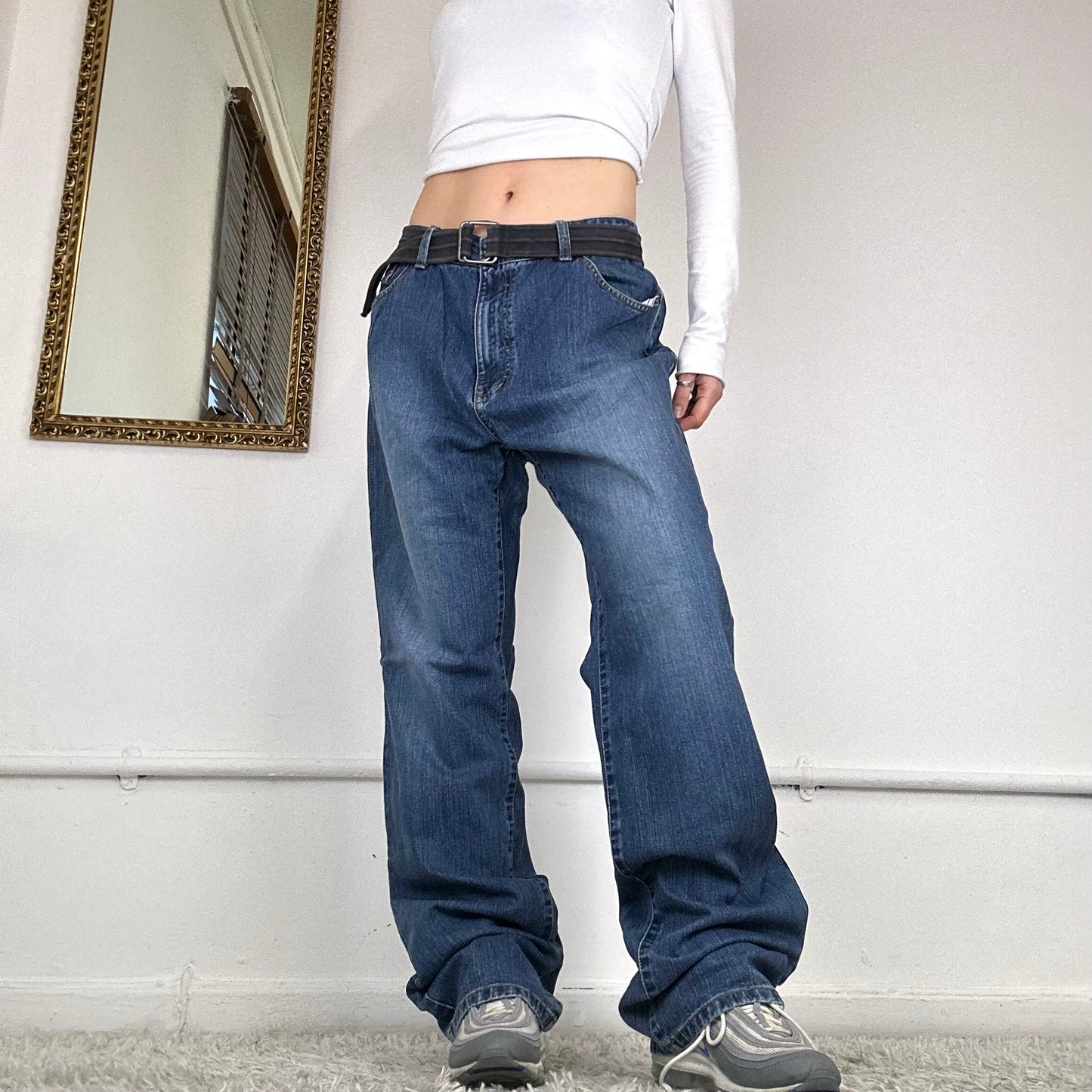 baggy wide leg jeans by jambangese