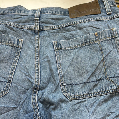 blue denim shorts by nautica jeans