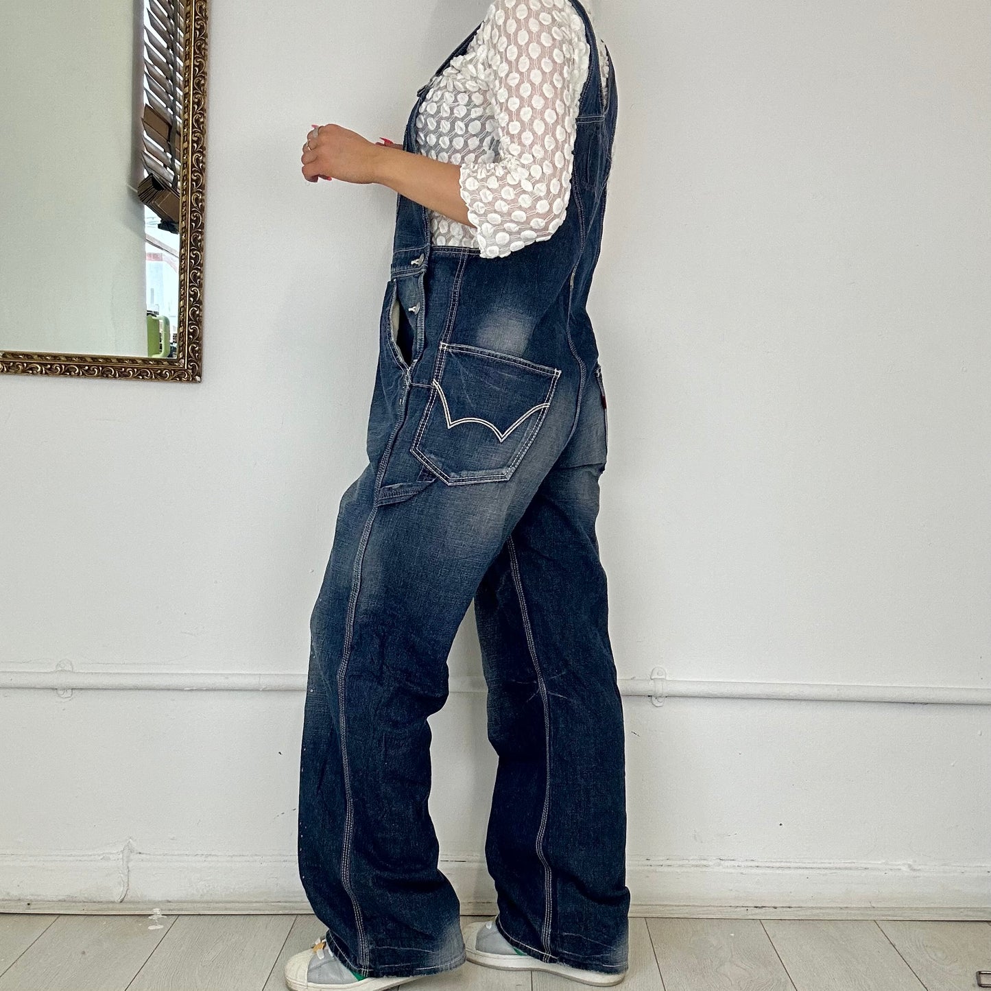 vintage denim dungarees from blue trip