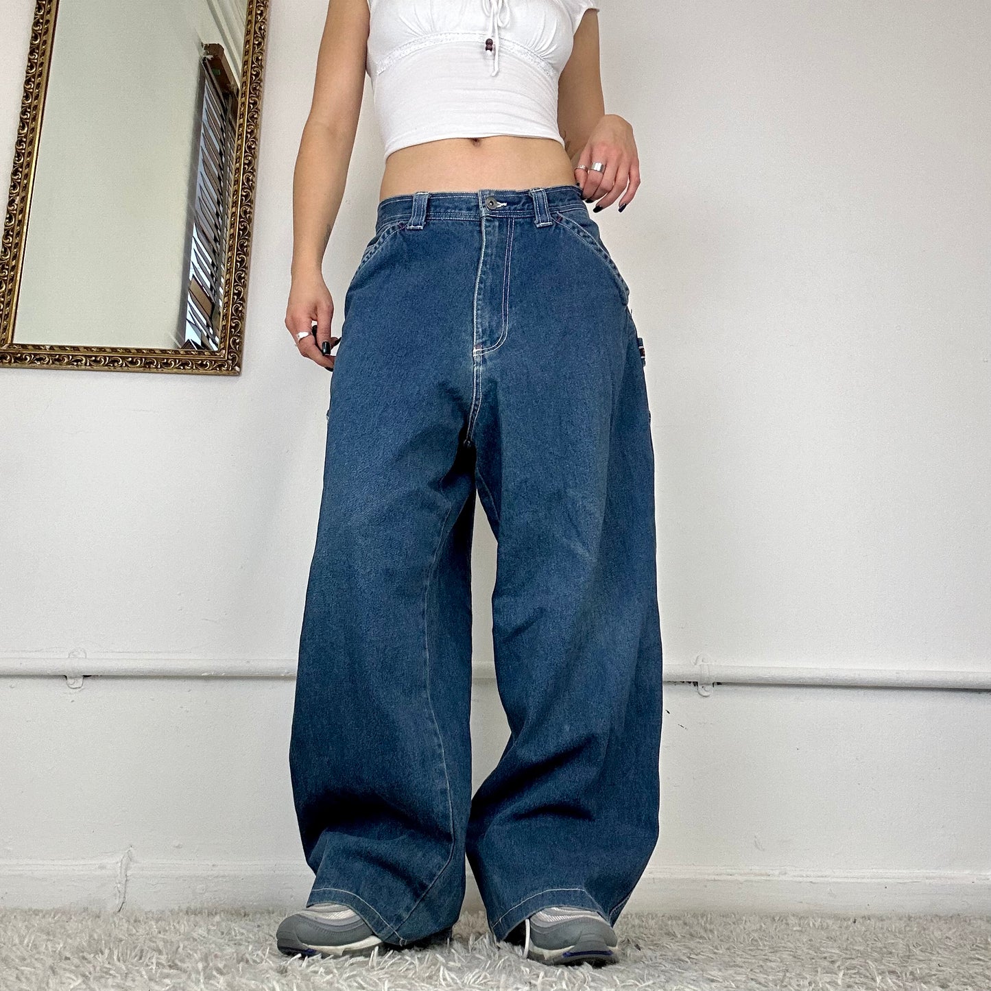 90s baggy hobo cargo jeans