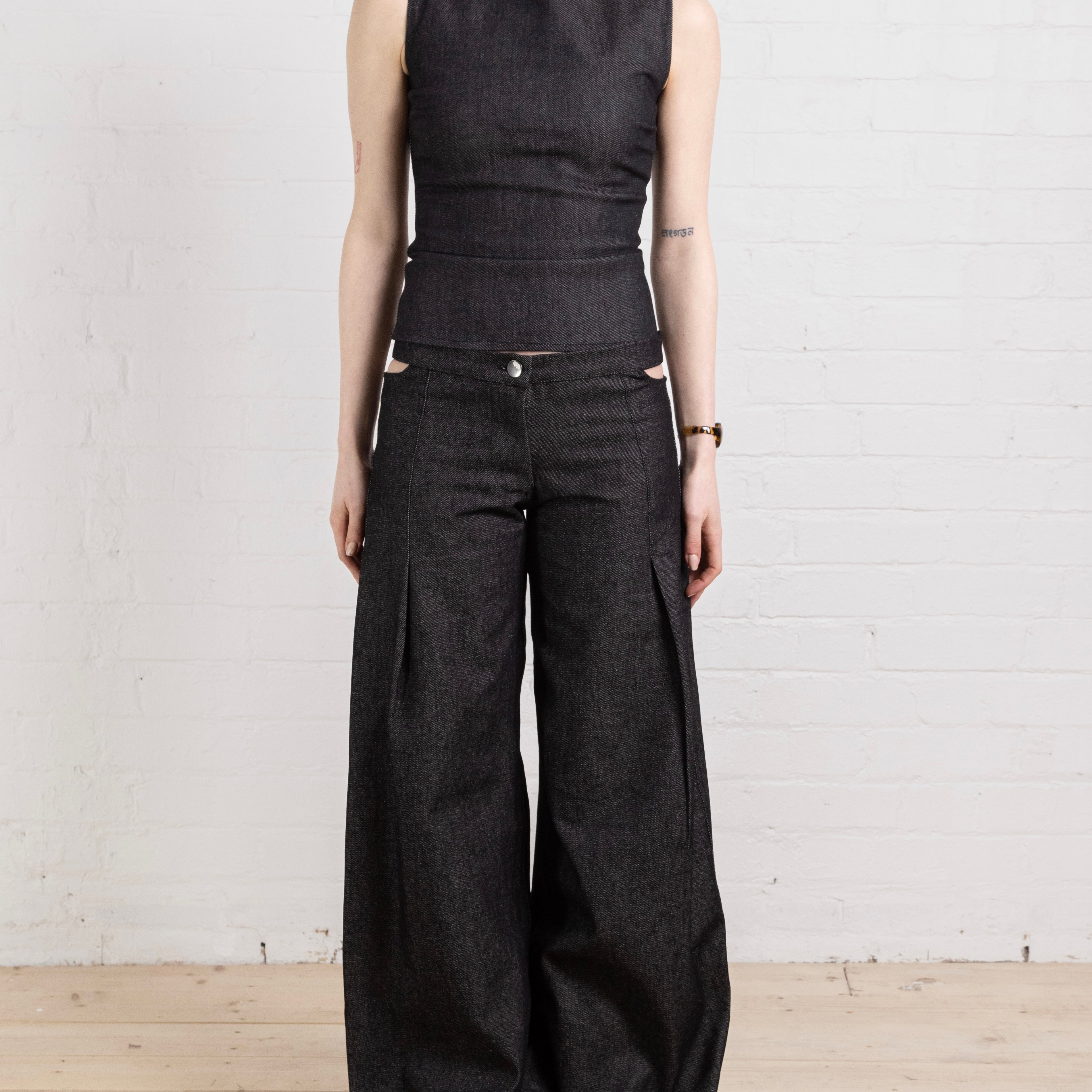 vivienne jean - dark grey denim