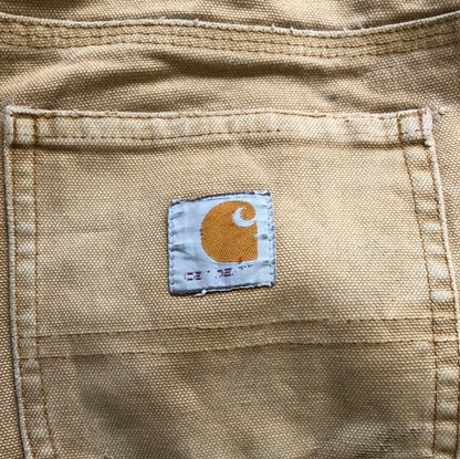 carhartt beige cargo trousers