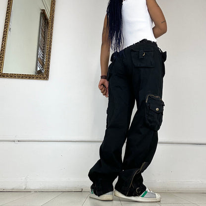 00's baggy cargo trousers