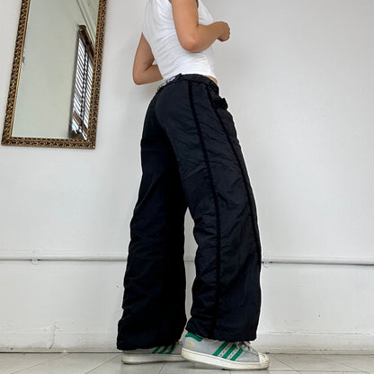 00’s danza baggy black trousers