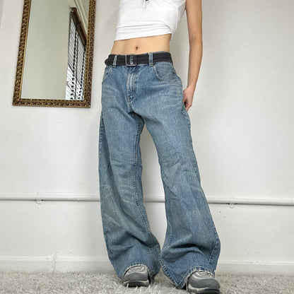 90's levi's wide leg jeans