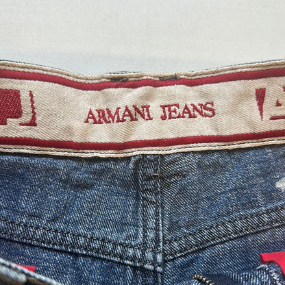 vintage straight leg armani jeans