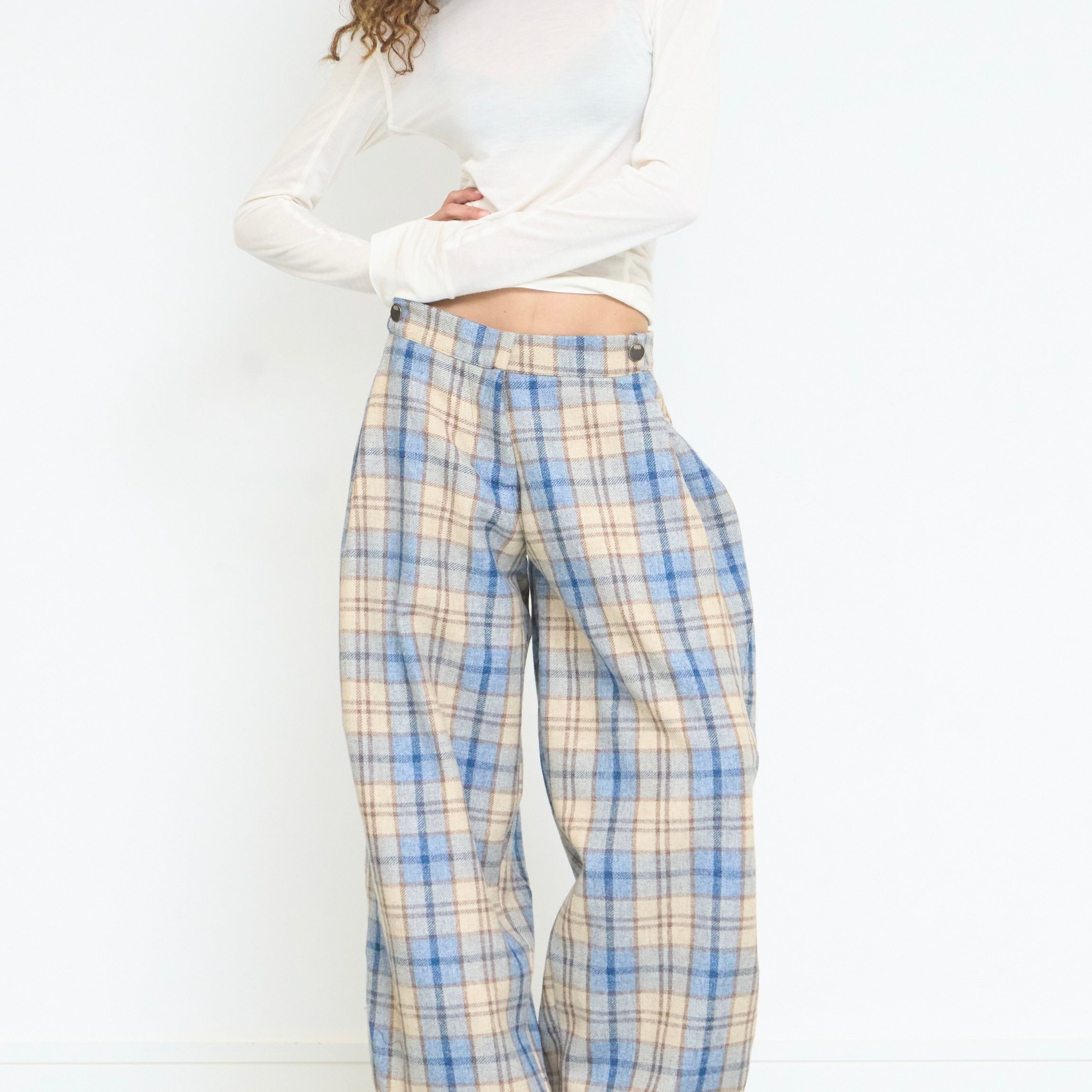 lumi trouser - seashell wool