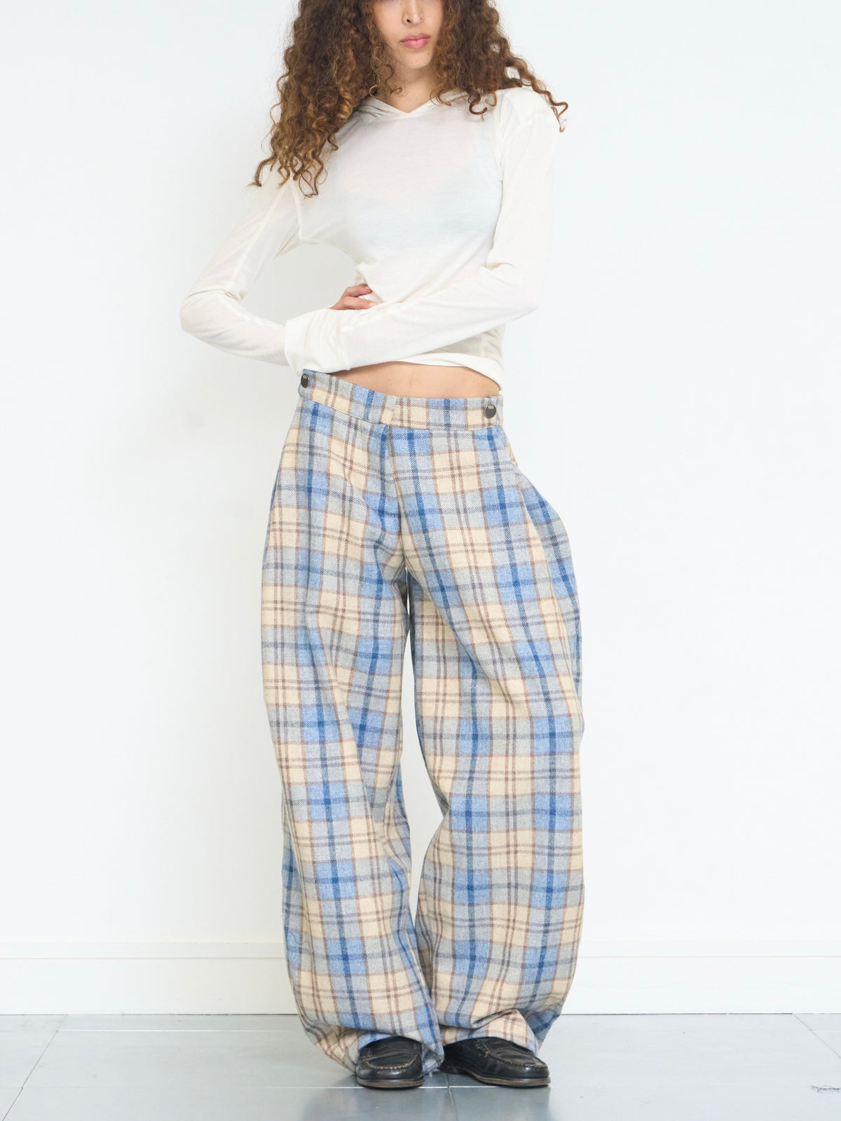 lumi trouser - seashell wool