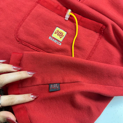 2000's red essenza hoodie