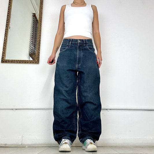 90's dark wash skate jeans by energie