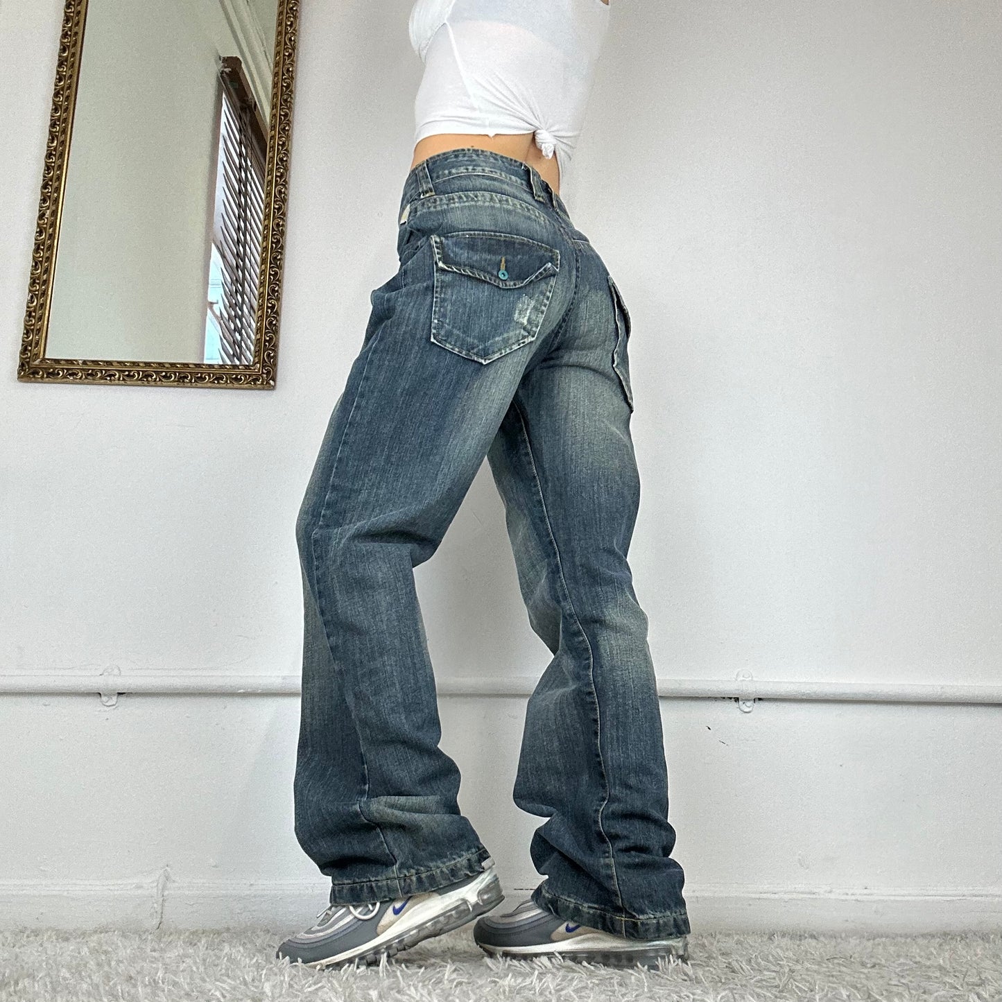 00's replay baggy jeans