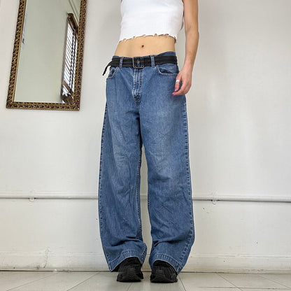 vintage tommy hilfiger baggy jeans