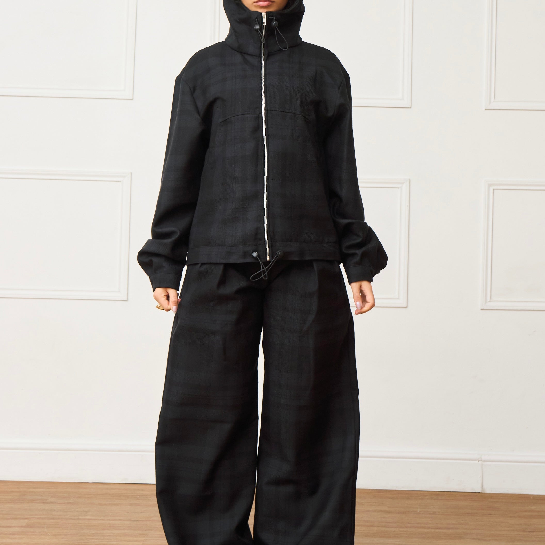 jamie jacket - black wool