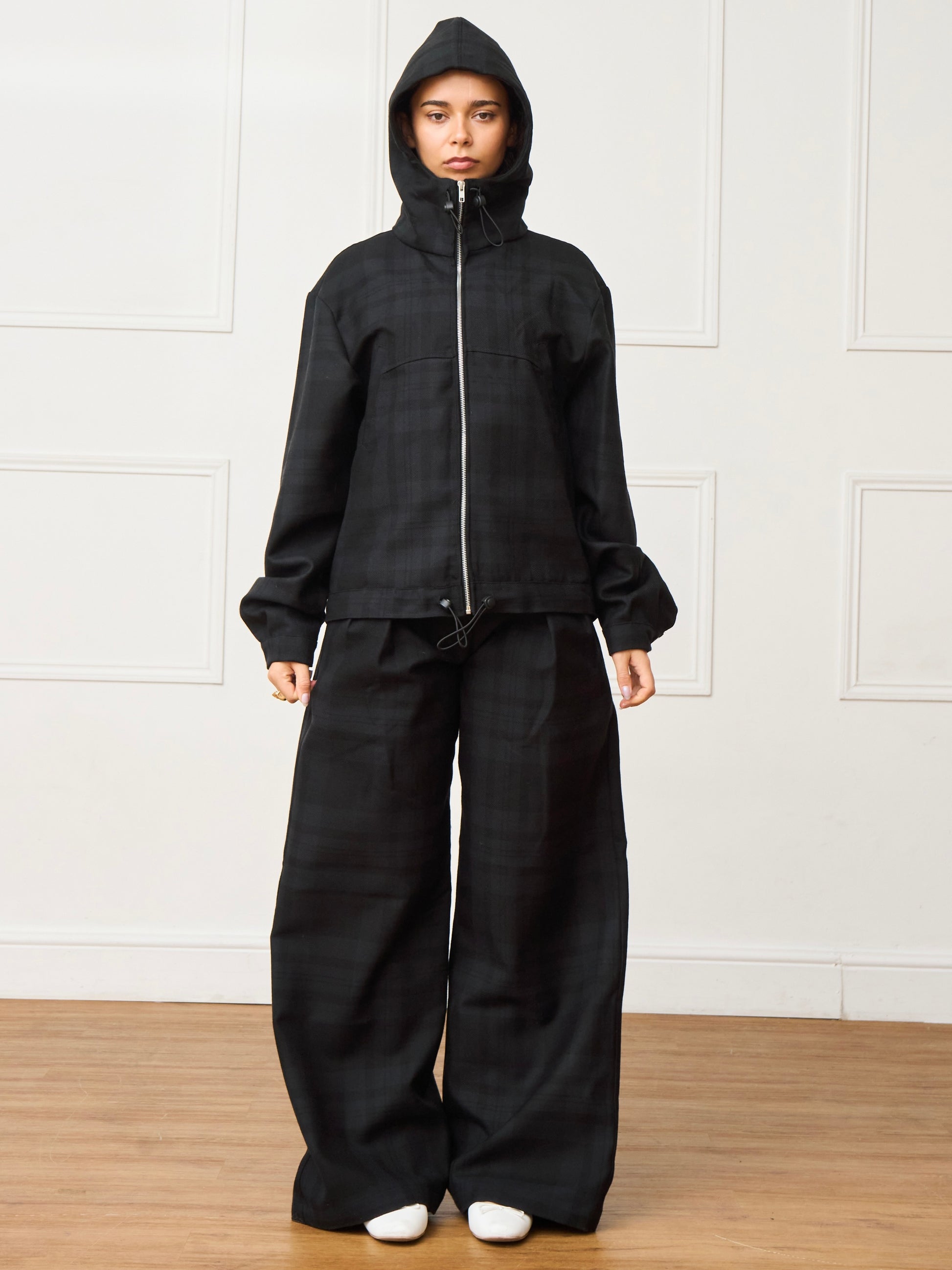 jamie jacket - black wool