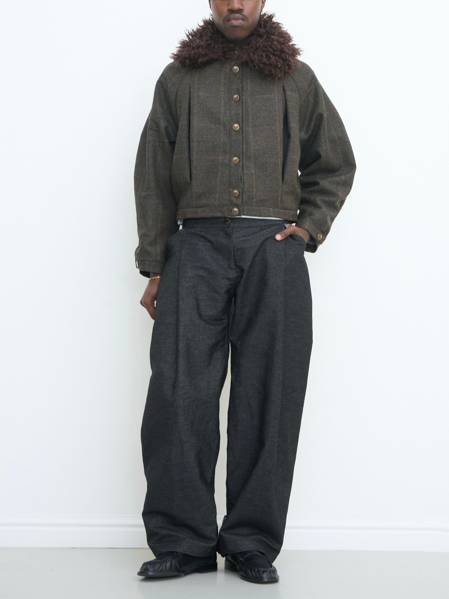 marlowe jean - dark grey denim