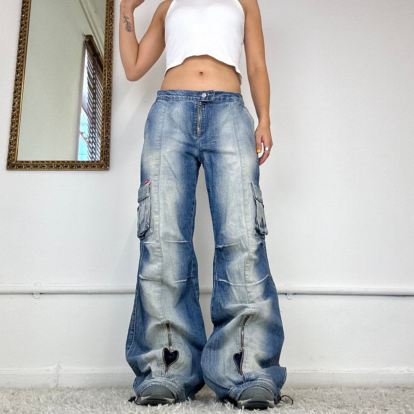 2000s miss sixty cargo jeans