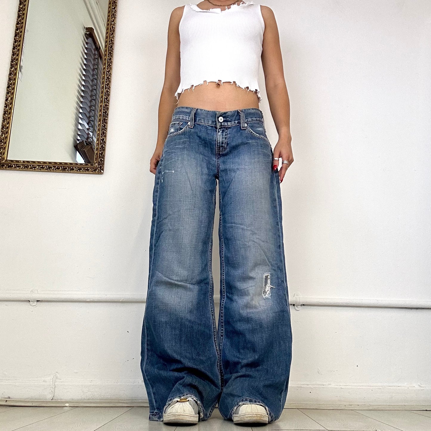 levi’s “Mary lynne” wide leg jeans