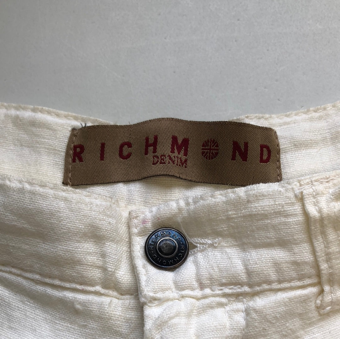 Richmond baggy linen trousers