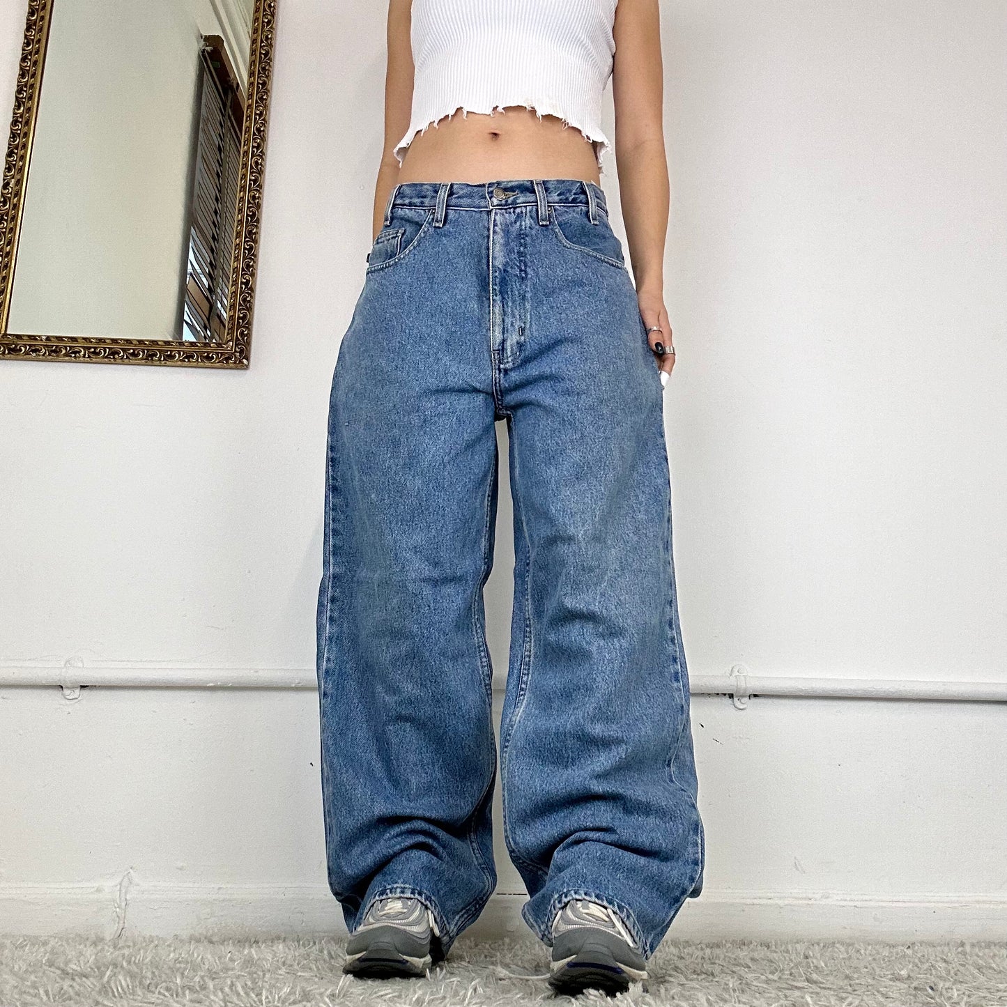 90's baggy jeans by bugle boy