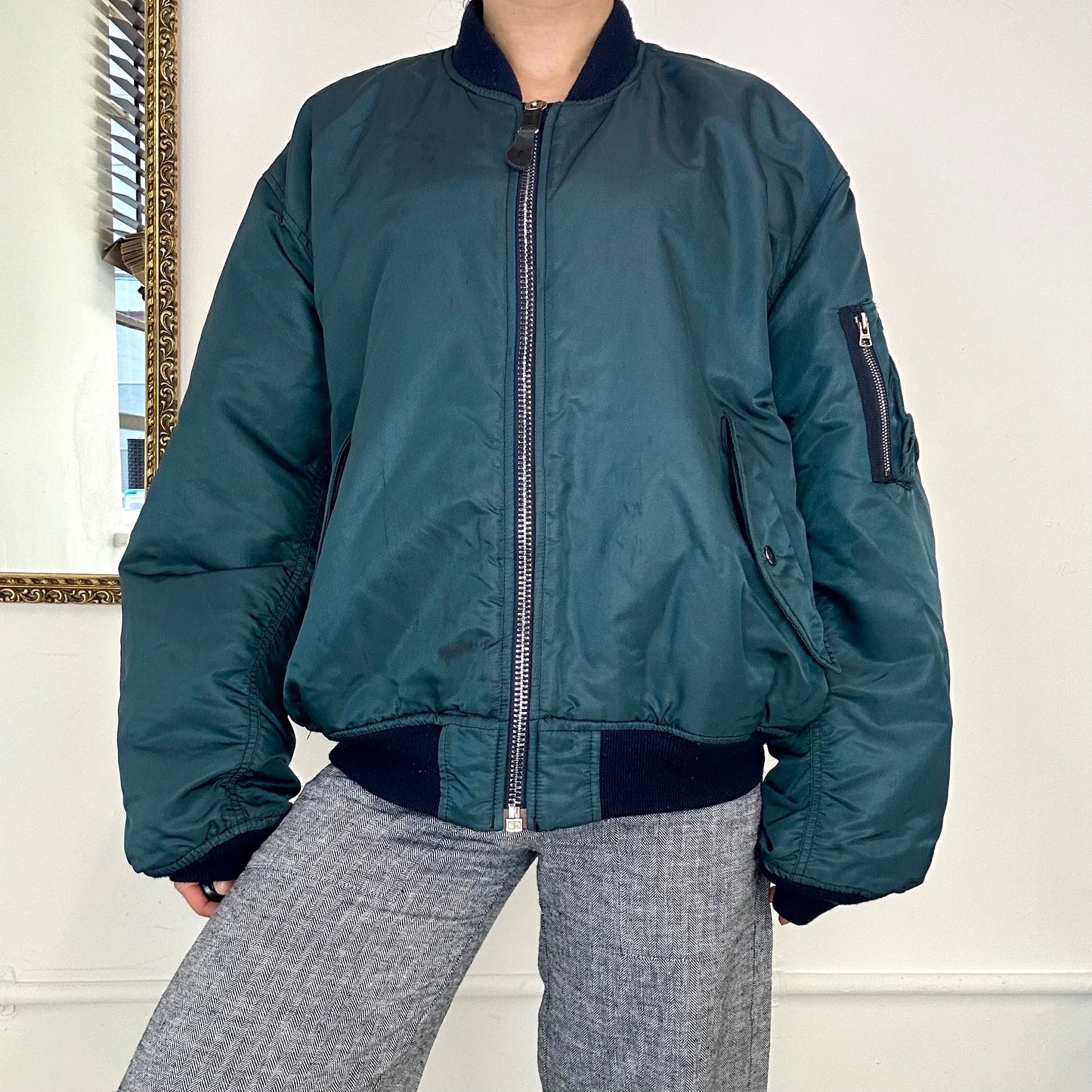 90's alpha bomber jacket