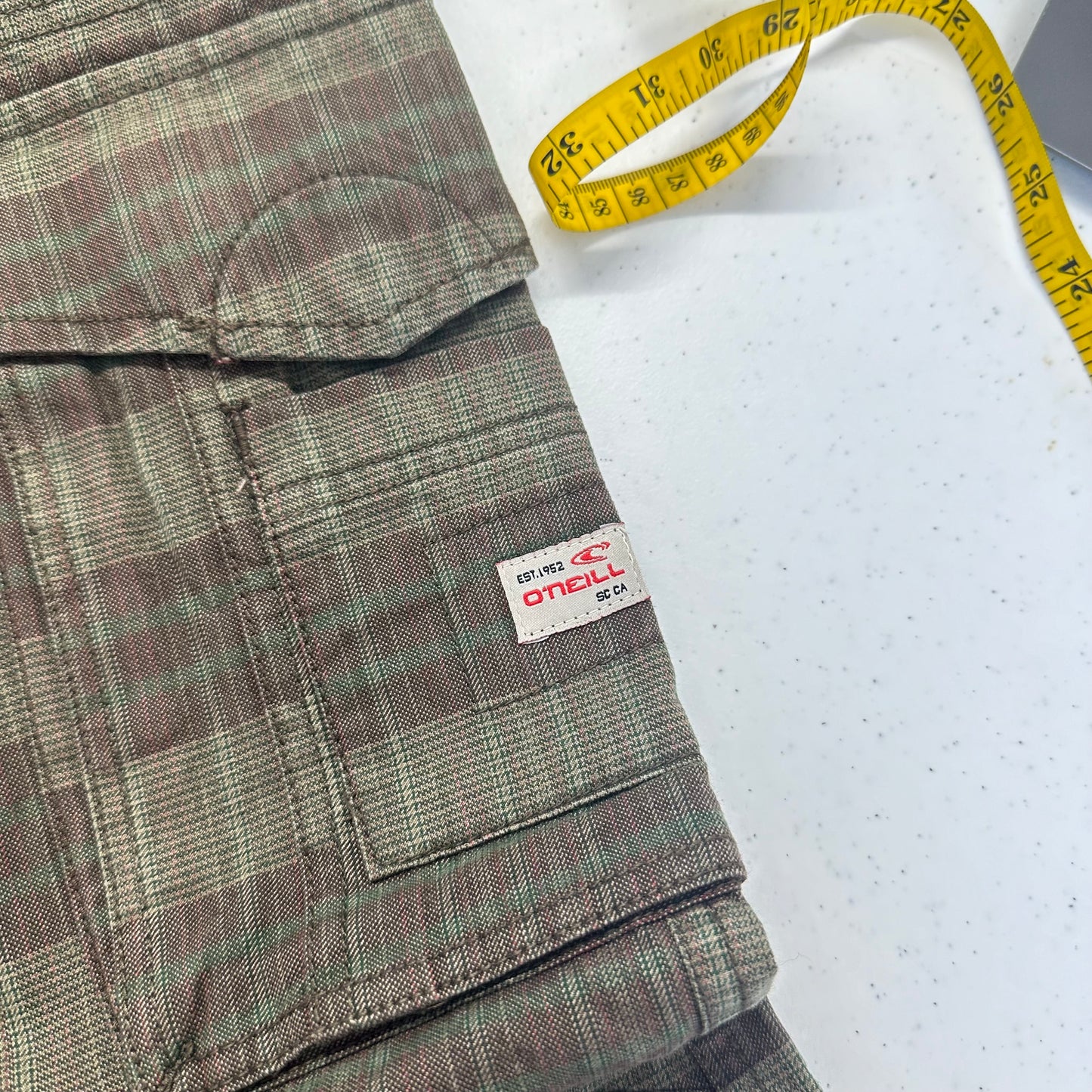 O'neill checkered cargo trousers