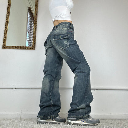 00's replay baggy jeans