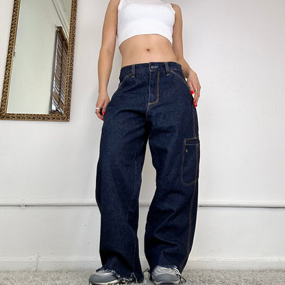 90’s fubu baggy cargo jeans