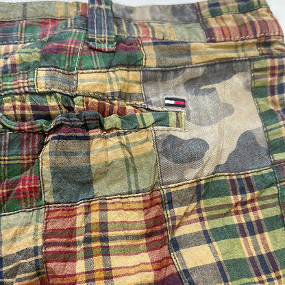 vintage checkered tommy hilfiger shorts