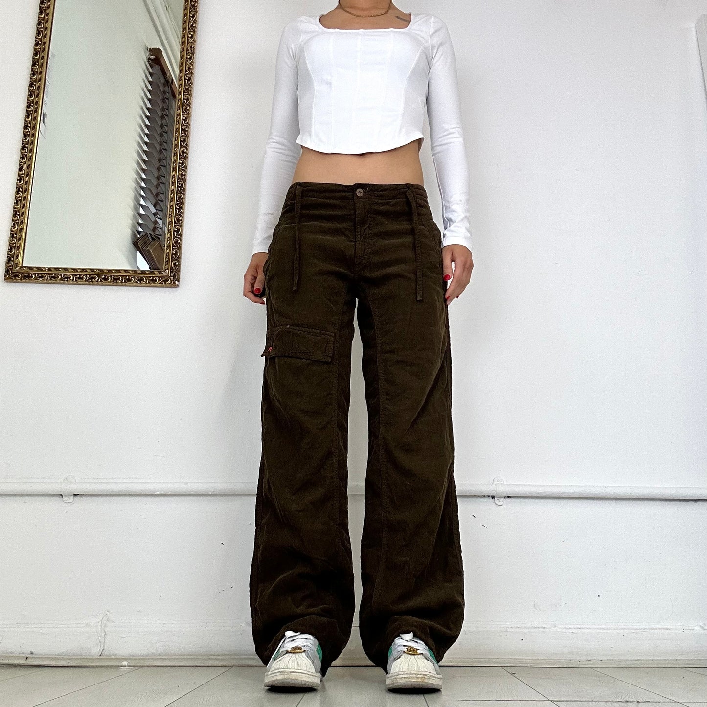 vintage replay & sons deadstock brown trousers